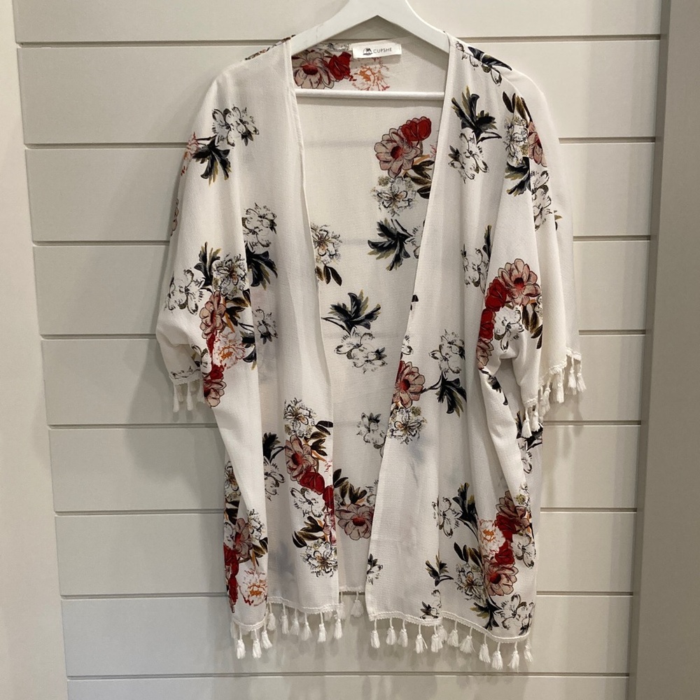 Cupshe Floral Print Kimono
